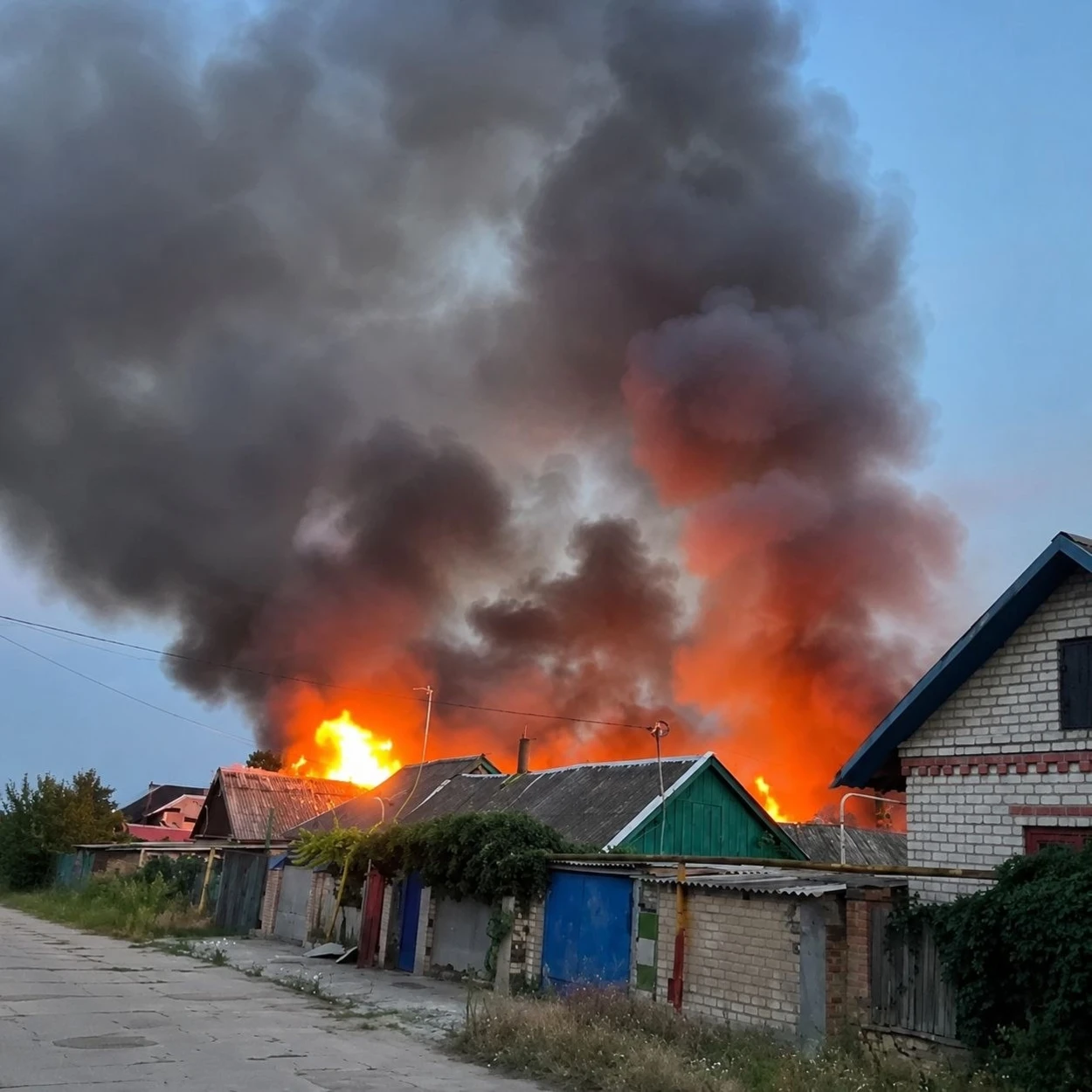 Пожежа по вулиці Орлова