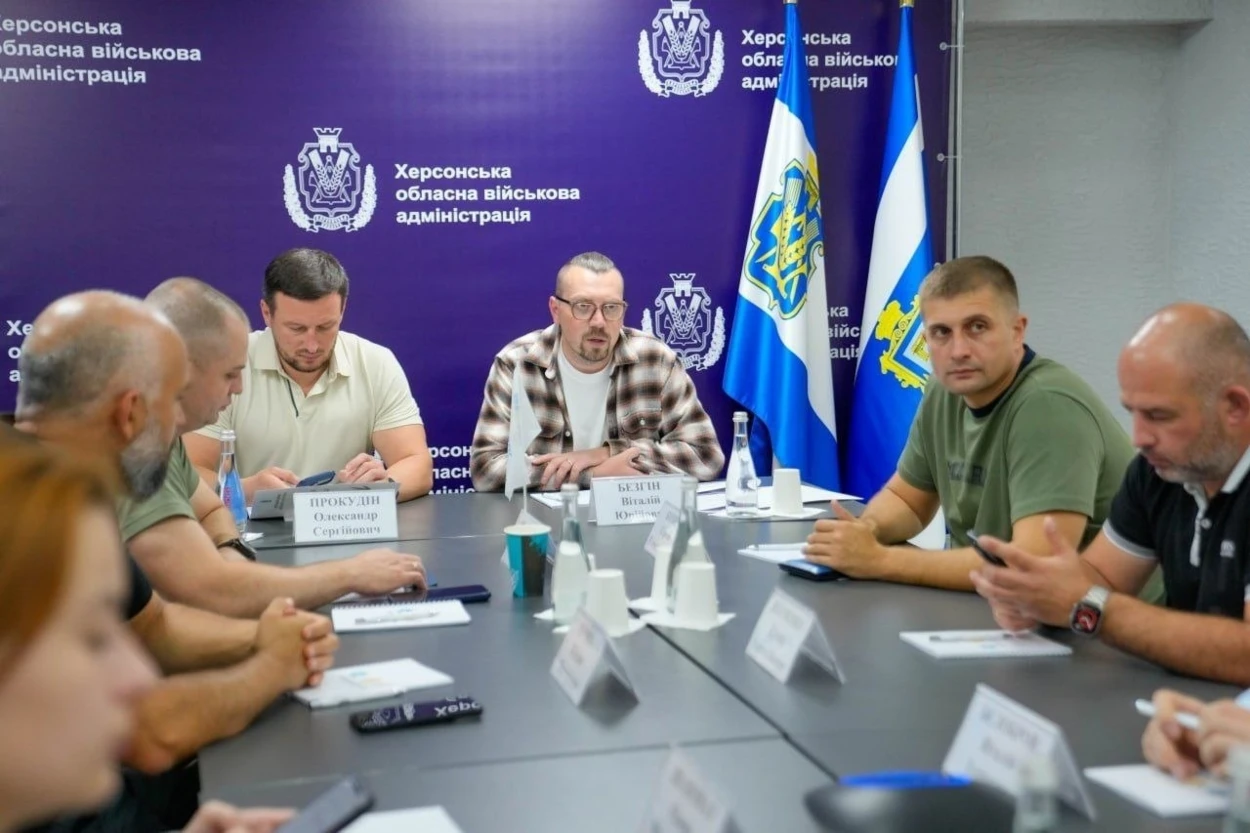 Віталій Безгі на Херсонщині наприкінці серпня 2026 року