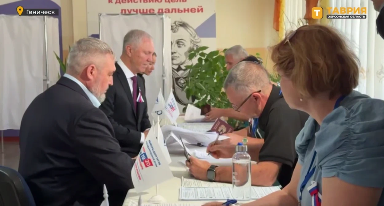Сальдо голосує на незаконних виборах