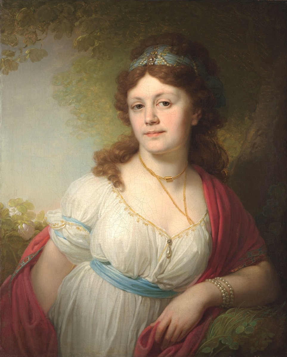 Володимир Боровиковський, «Портрет Є.Ґ. Тьомкіної».  1798 рік