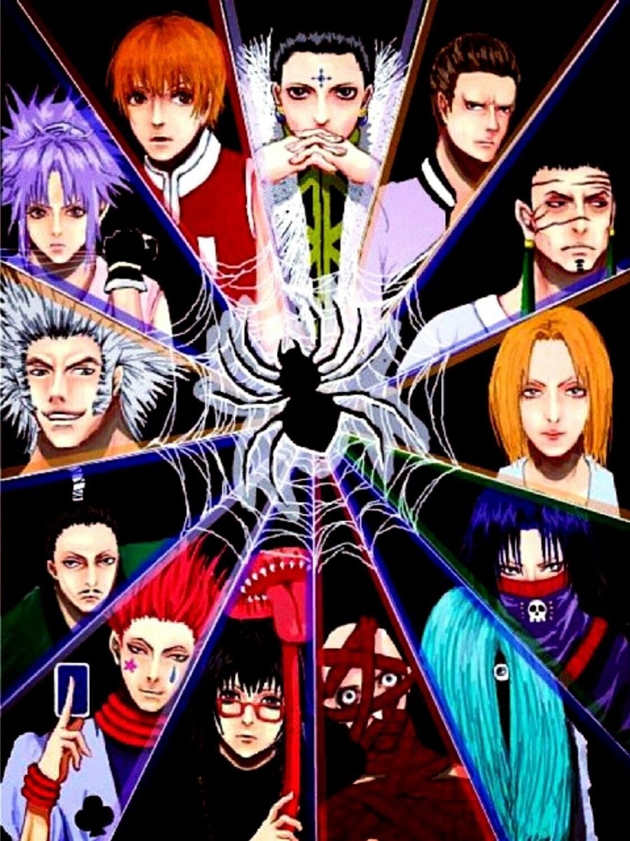 Арт, присвячений банді «Геней Рьодан» з японського аніме «Hunter X Hunter»