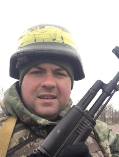 Антон Коломієць на передовій