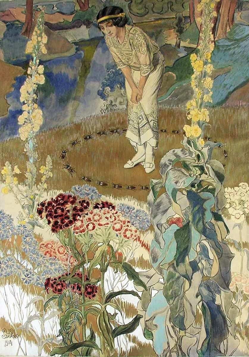 Михайло Жук, «Казка. Хоровод жуків», 1914 рік