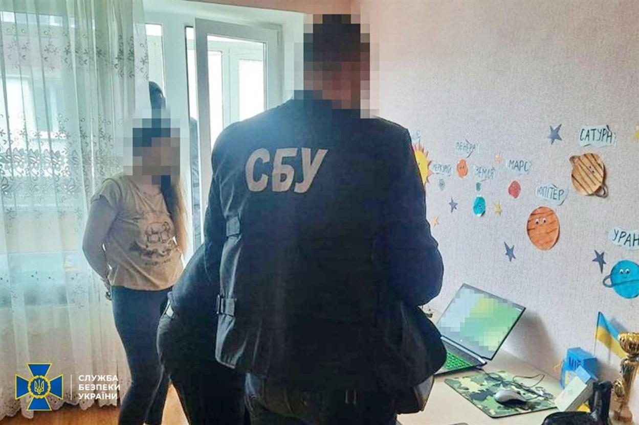 Момент затримання Тетяни Пушечкіної у Вінницькій області