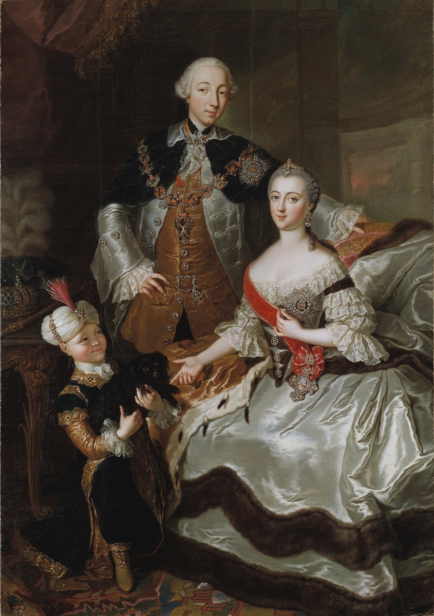 Анна Розіна де Гаск, «Пьотр ІІІ та Єкатєріна ІІ», 1756 рік