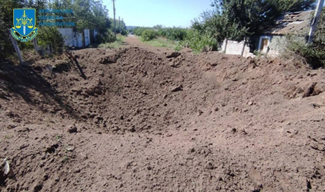 Наслідки ворожого авіанальоту на Одрадокам'янку на Херсонщині 4 серпня