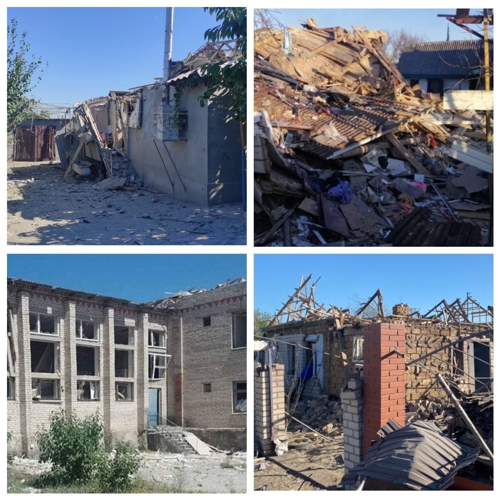 Руйнування від ворожих ракет у Херсонській області