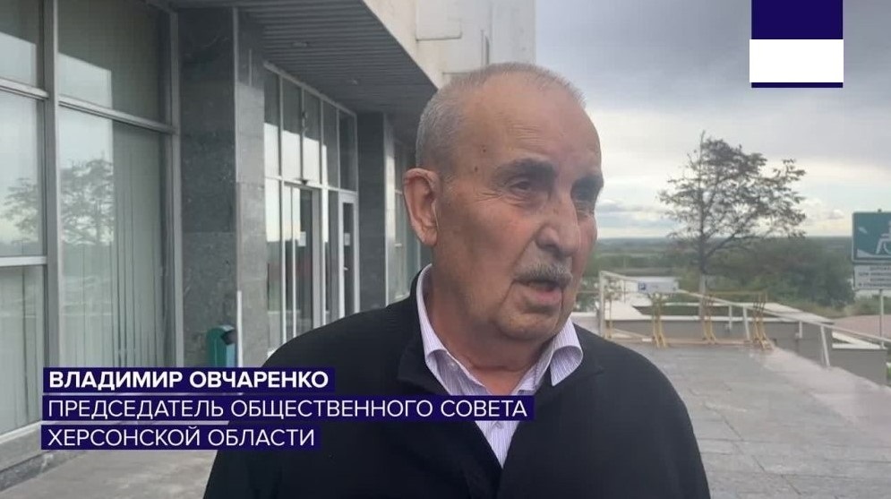 Володимир Овчаренко у пропагандистському відео