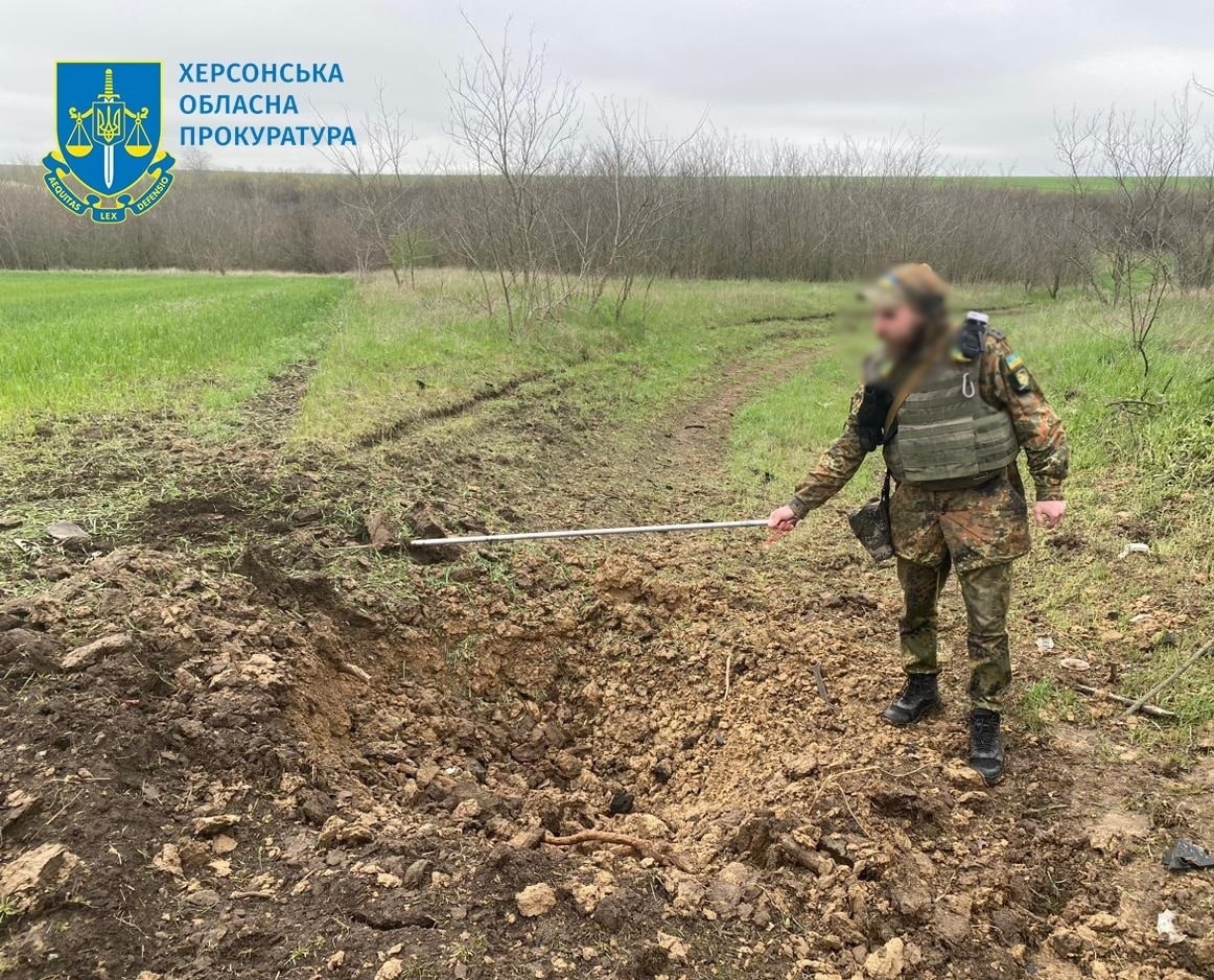 Наслідки вибуху залишеної окупантами міни