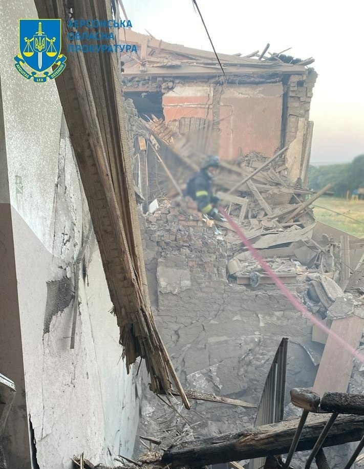 Наслідки ворожих обстрілів деокупованих територій Херсонської області в ніч на 7 липня