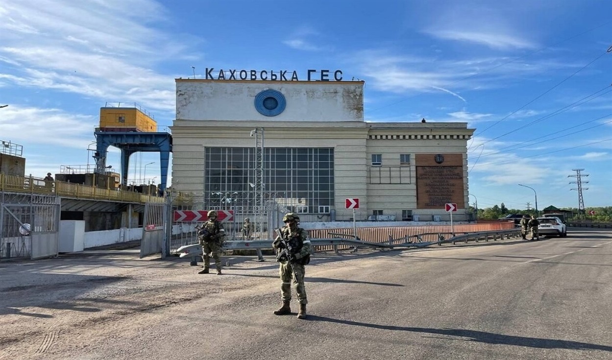 Каховська ГЕС в умовах окупації