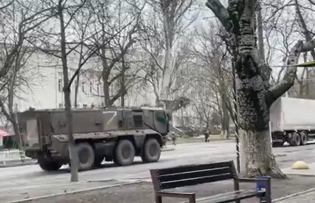 Техніка окупантів у Херсоні