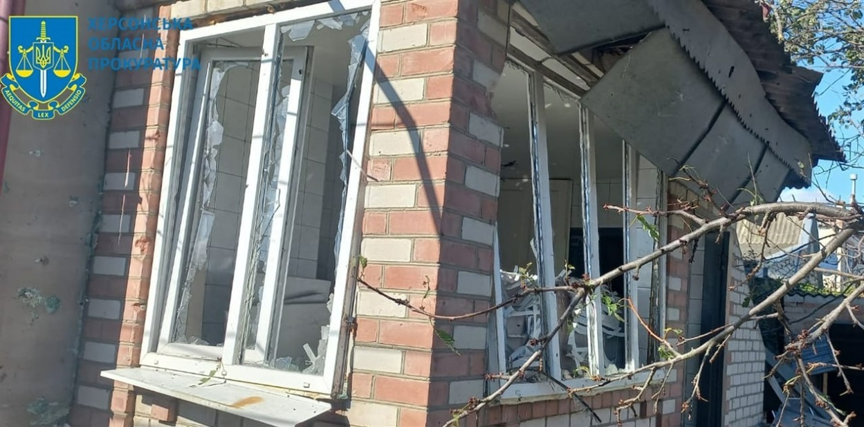 Наслідки ворожого обстрілу Херсонщини 12 жовтня