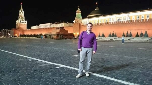 13 червня 2014 року, Євген Бриков на Красній площі у Москві