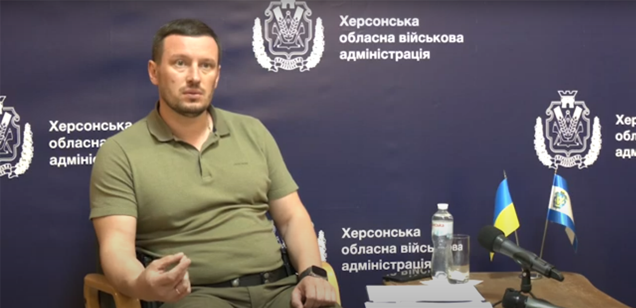 Очільник Херсонської обласної військової адміністрації Олександр Прокудін