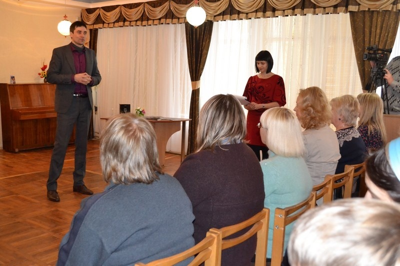 Максим Лозовий на презентації книги Ігоря Тихонова