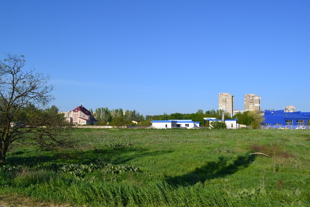 Пустир, на якому планується забудова (2019 рік). 