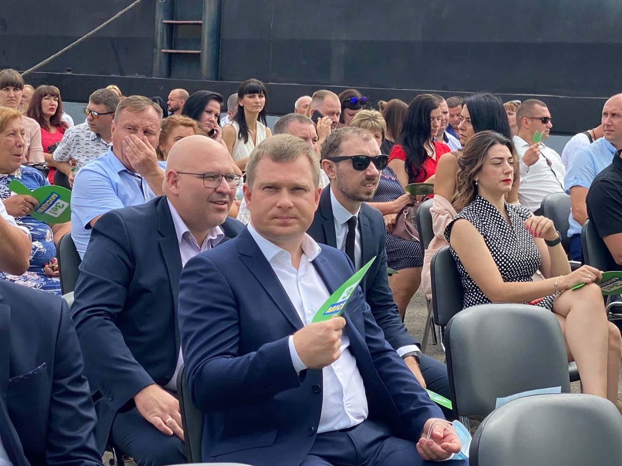 Юрій Кирилов під час зустрічі з Володимиром Зеленським (20.08.2020)