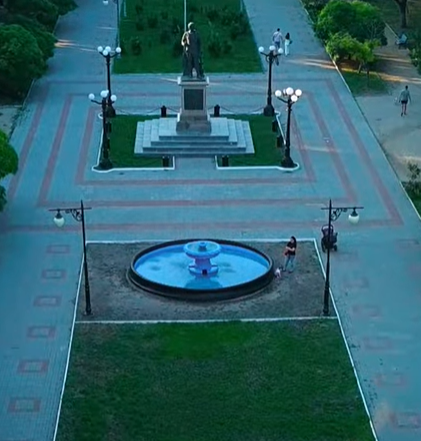Фонтан у Потьомкінському сквері