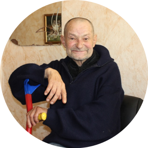 Володимир Дубянський у центрі "Надія"