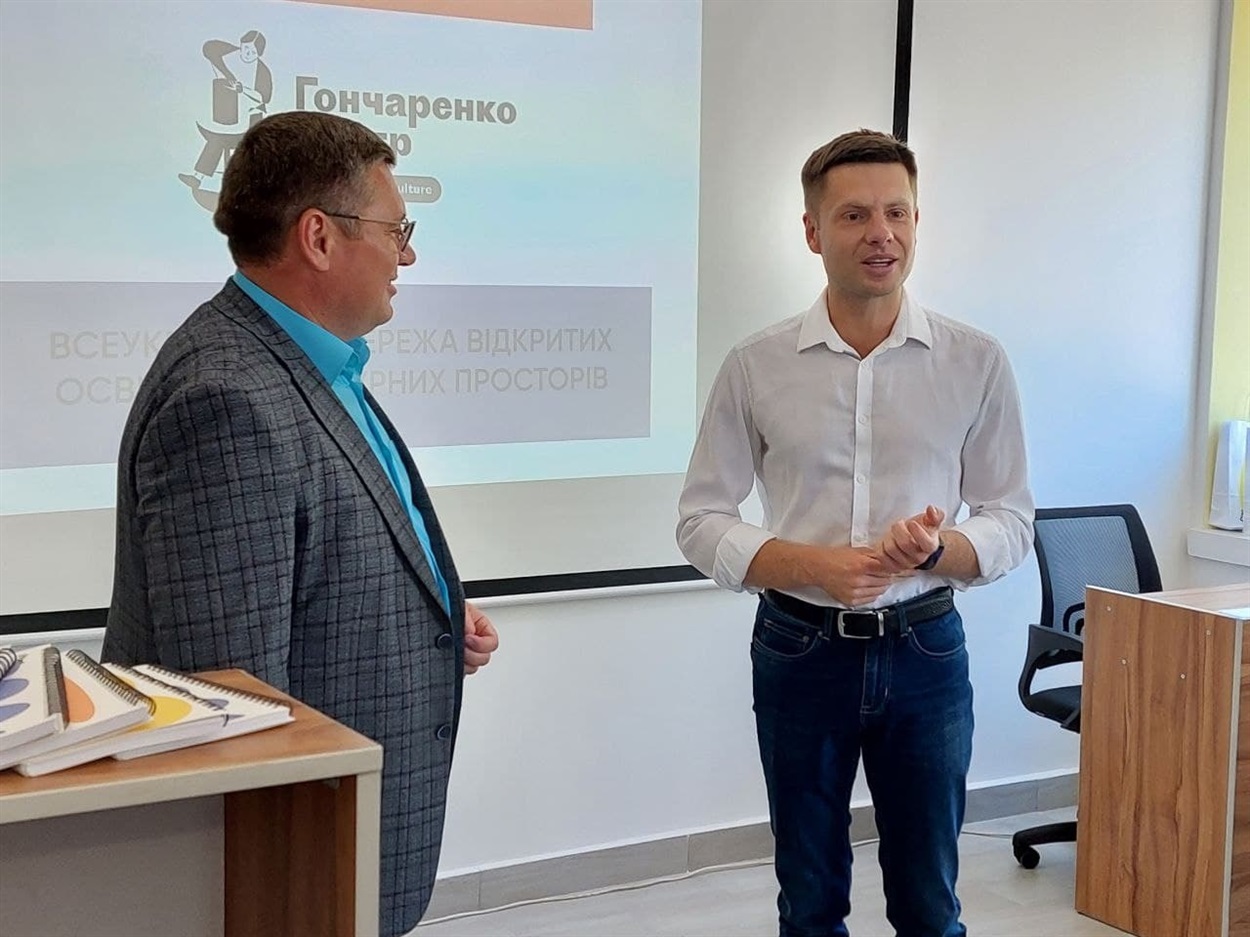 Олексій Гончаренко (праворуч) та Євген Рищук (ліворуч)