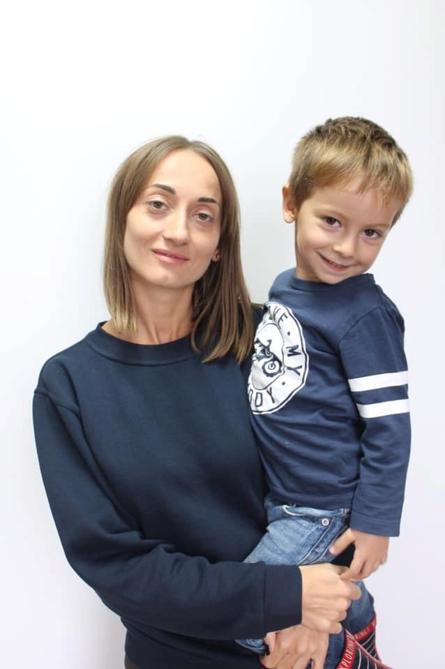 Галина разом із сином