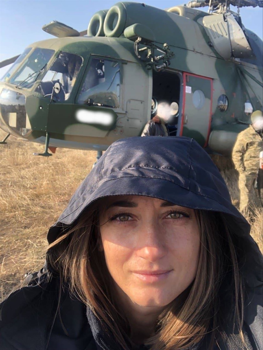 Галина під час навчань у Генічеську