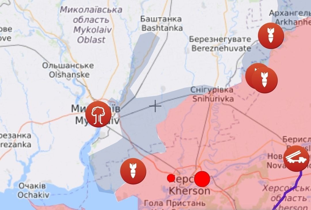 Звільнені від росіян території у Миколаївській області
