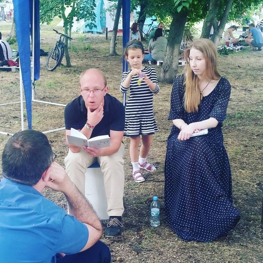 Вікторія Амеліна та Олексій Чупа в Херсоні, 2016 рік