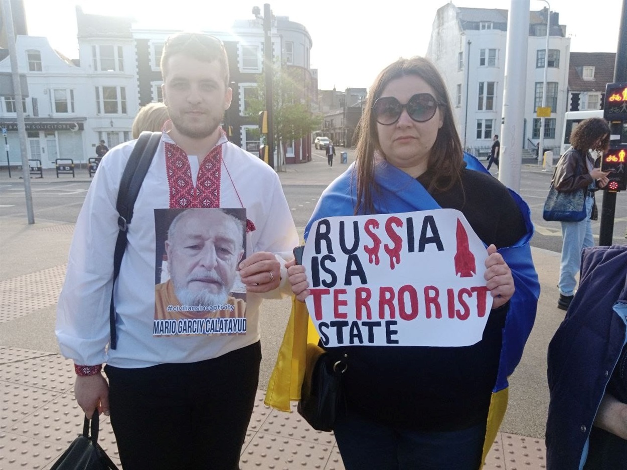 Один із мітингів на підтримку полонених росіянами людей