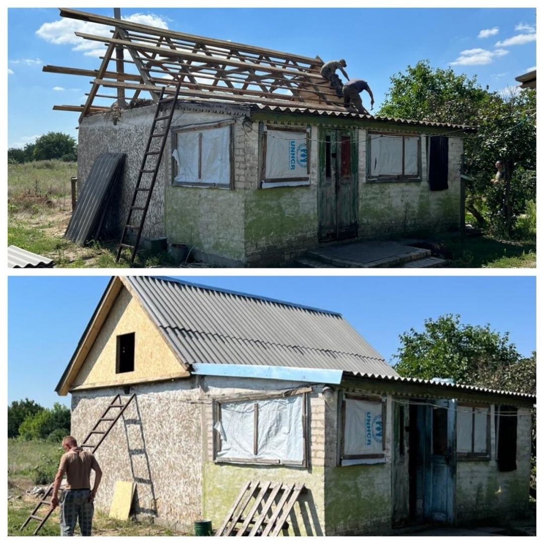Відновлені рівнянами будинки на Херсонщині