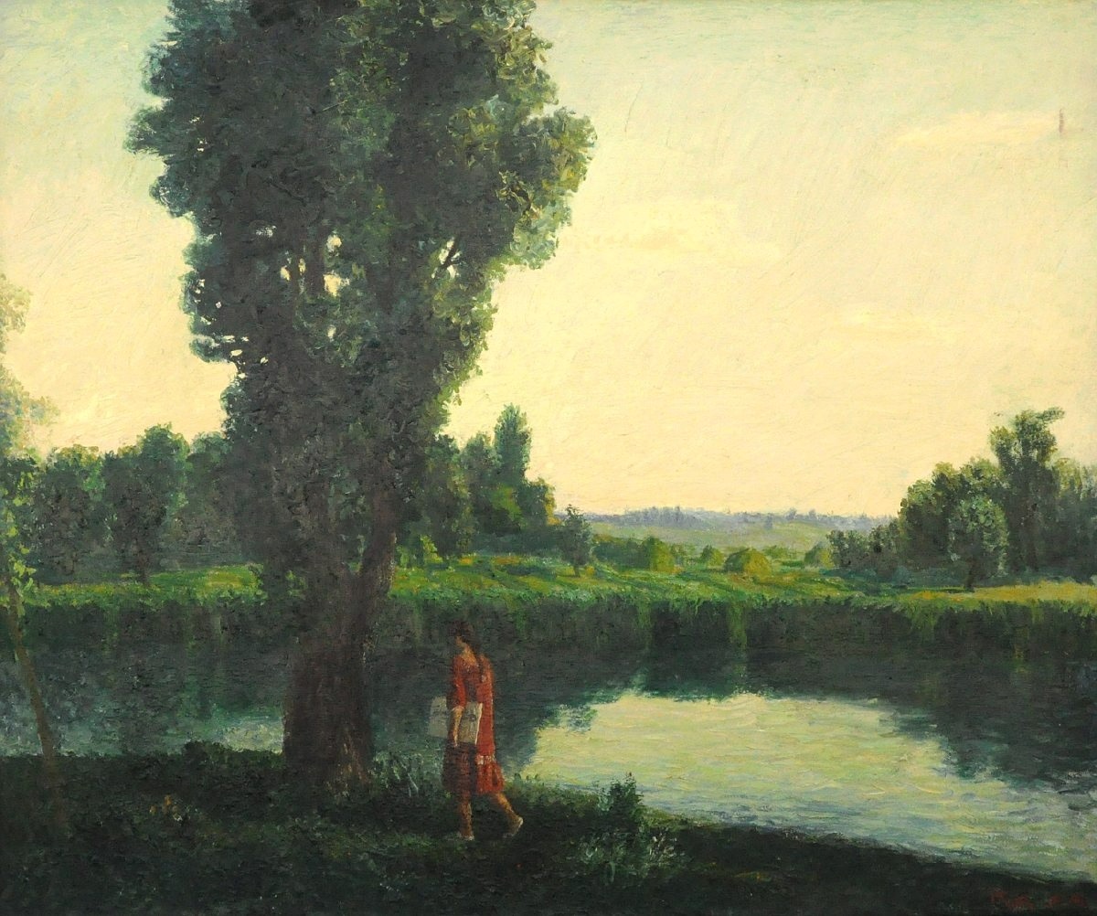 Олексій Кантеміров (1949-1993). На Росі. 1986. Полотно, олія