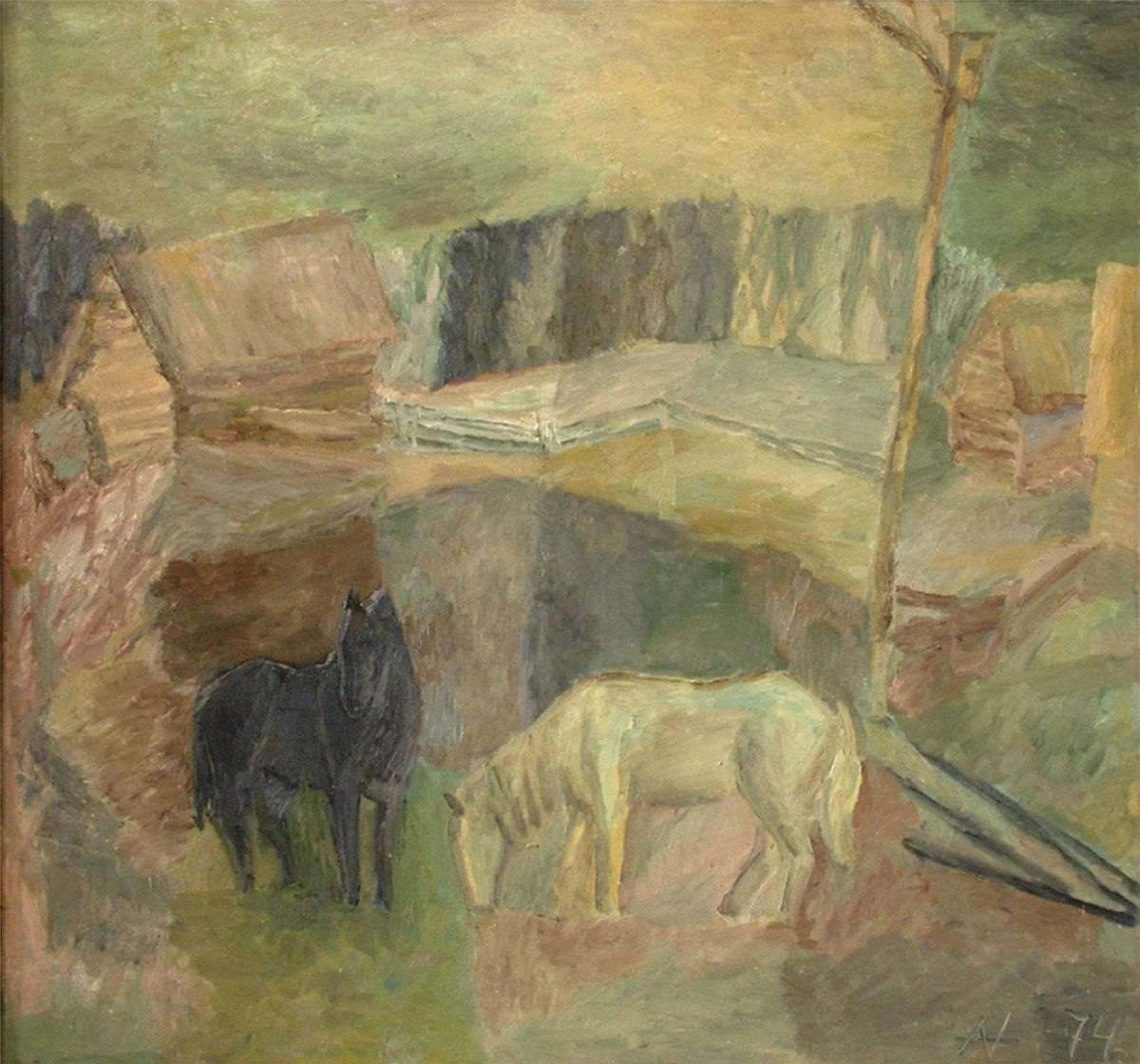 Микола Андронов (1929-1998). Ранок. 1974. Полотно, олія