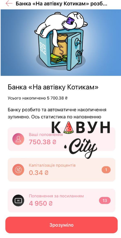 Розбиття банки наших друзів