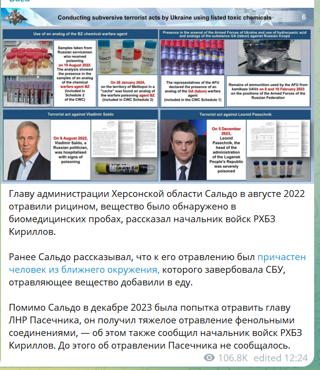Повідомлення терористичних джерел