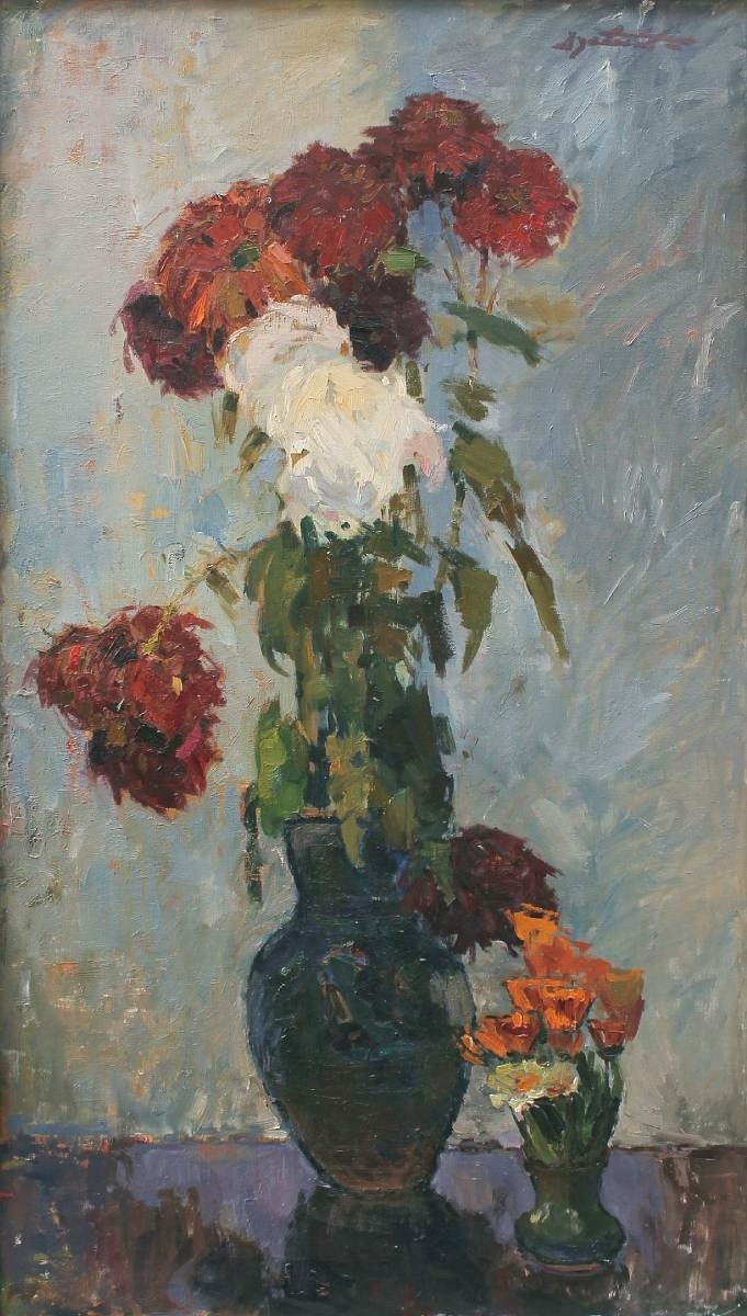 Данило Дзевановський (1916-2002). Хризантеми. 1953.