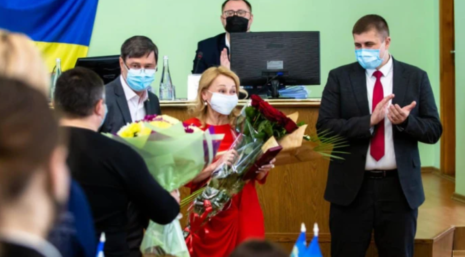 Ружена Рубльова на врученні звання Народної артистки України (2021 рік)