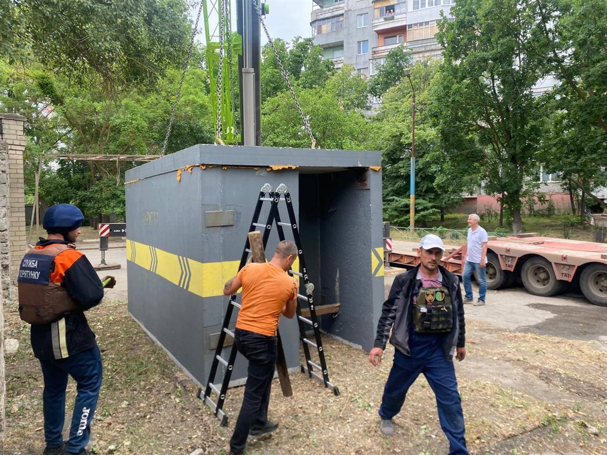 Протиуламкове укритті в мікрорайоні Корабел (Острів)