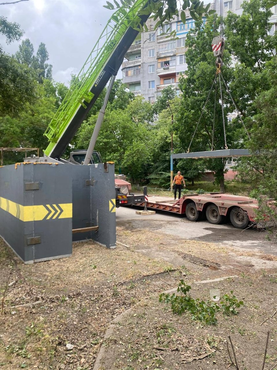 Протиуламкове укритті в мікрорайоні Корабел (Острів)