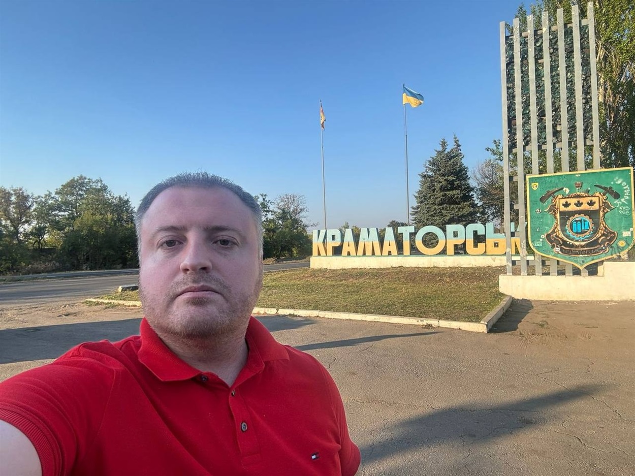 Роман Мрочко у Краматорську
