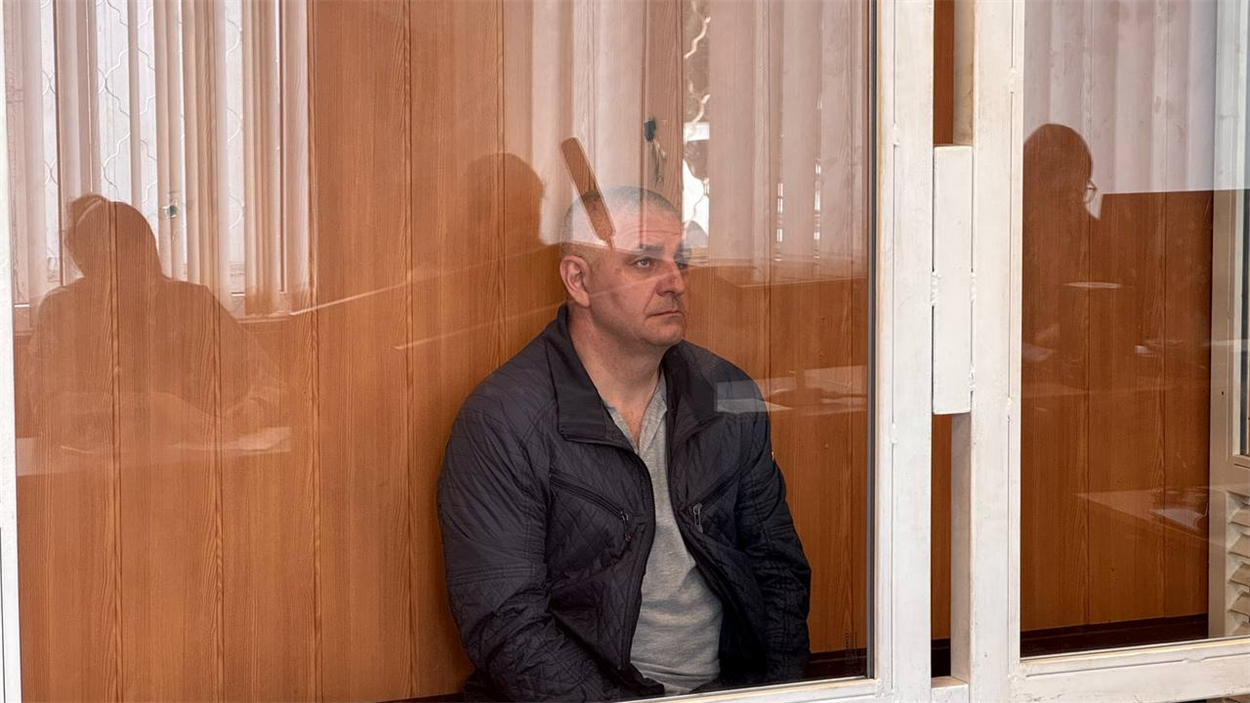 Ігорь Гуряков під час судового процесу над ним.