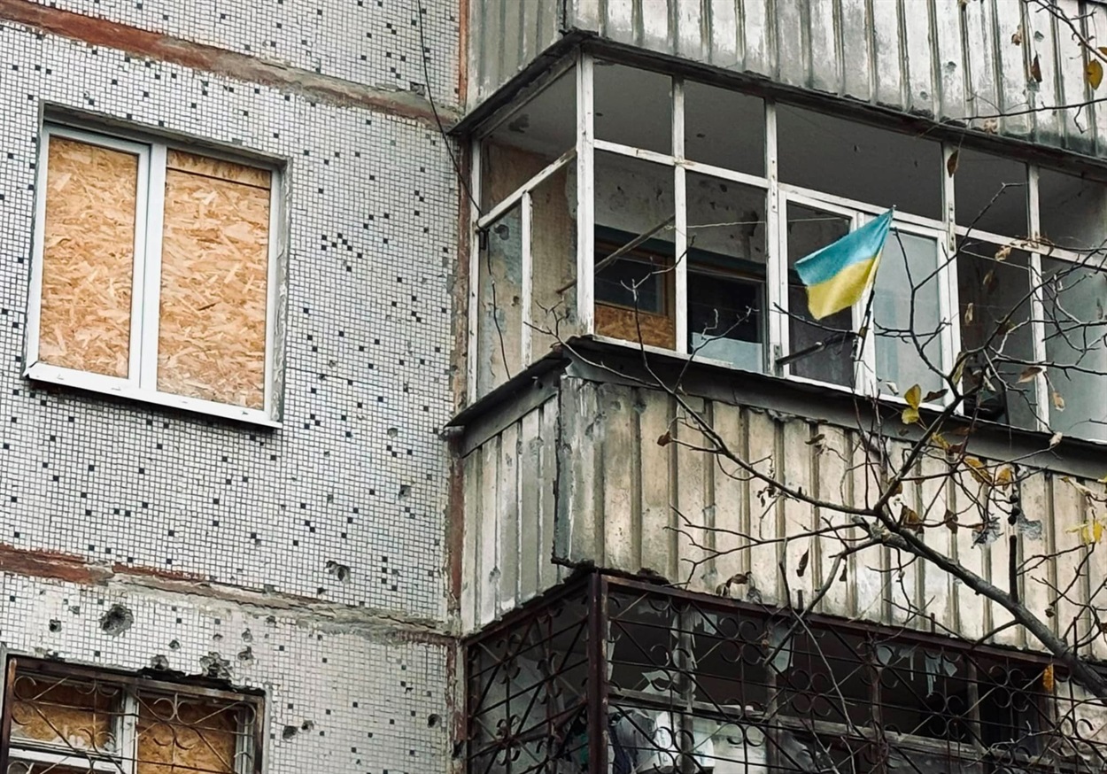 Будинок у Херсоні 10 листопада 2024 року