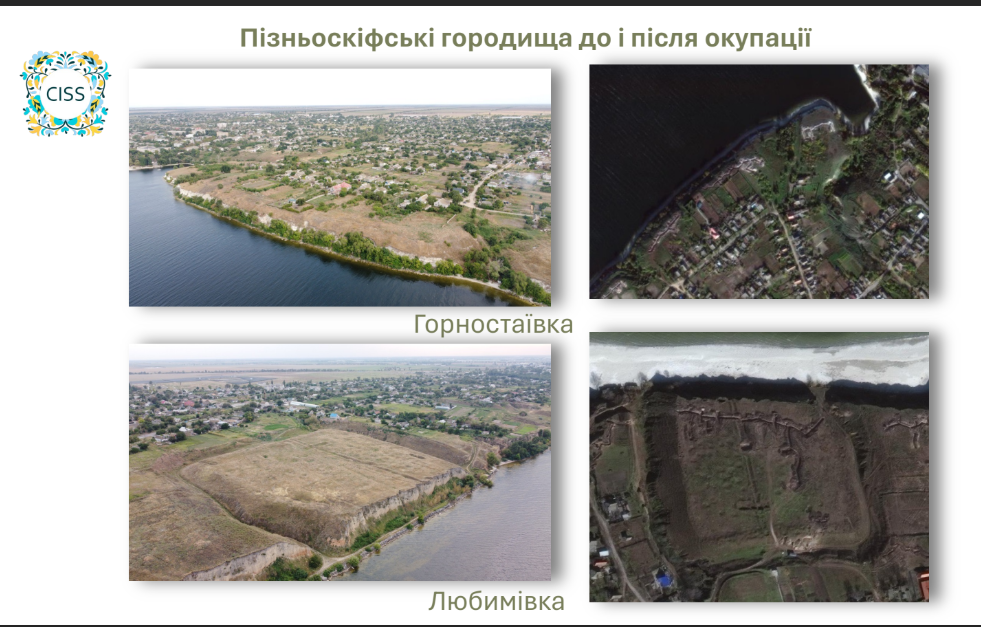 Пізньоскіфські городища до і після окупації