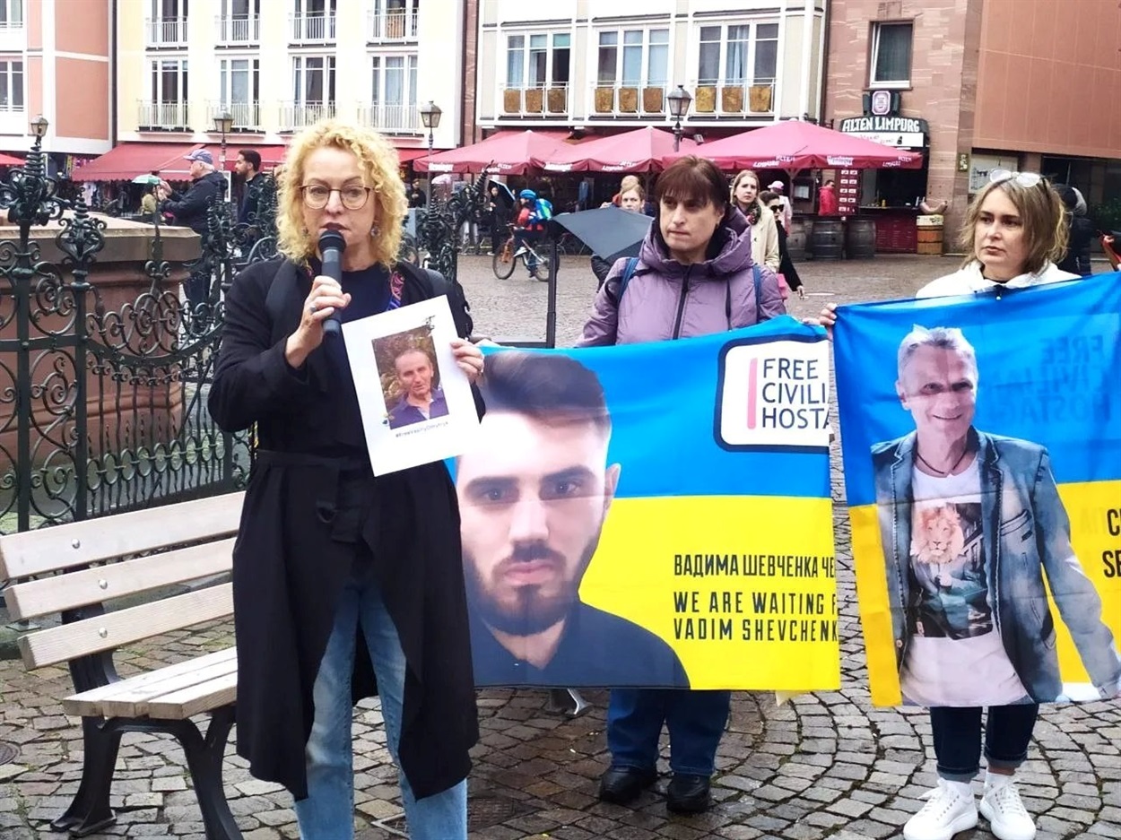Акція українок у Франкфурті