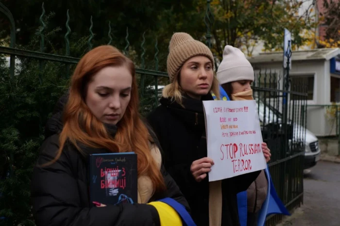 Мітинг за участі новокаховців у Ґданську
