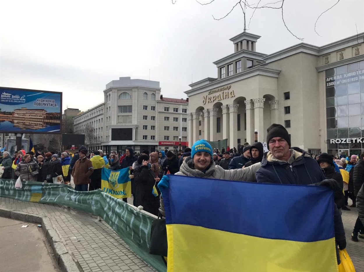Галина М'ячикова у Херсоні