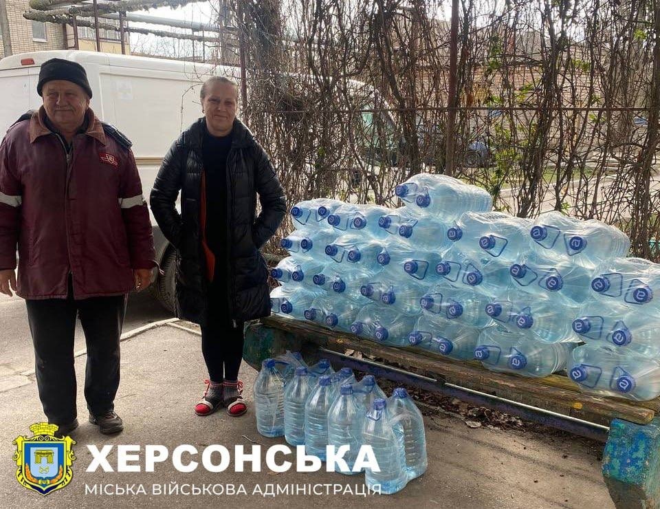 Завезення питної води на Острів у лютому 2025 року