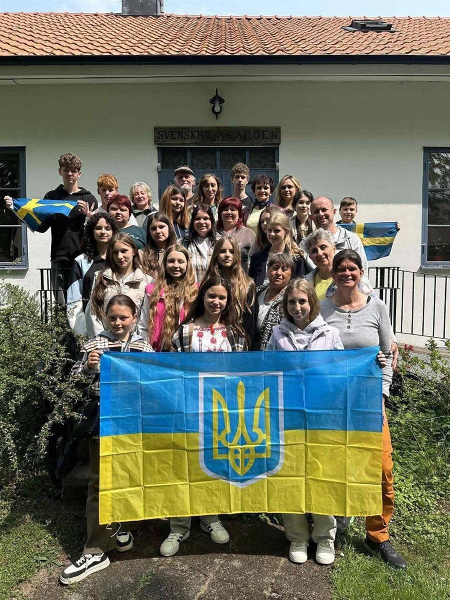 Діти з Херсонщини у Швеції