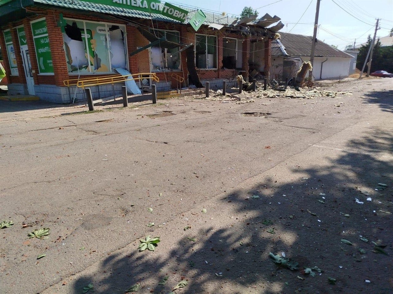 Наслідки обстрілу Білозерки 18 — 19 червня