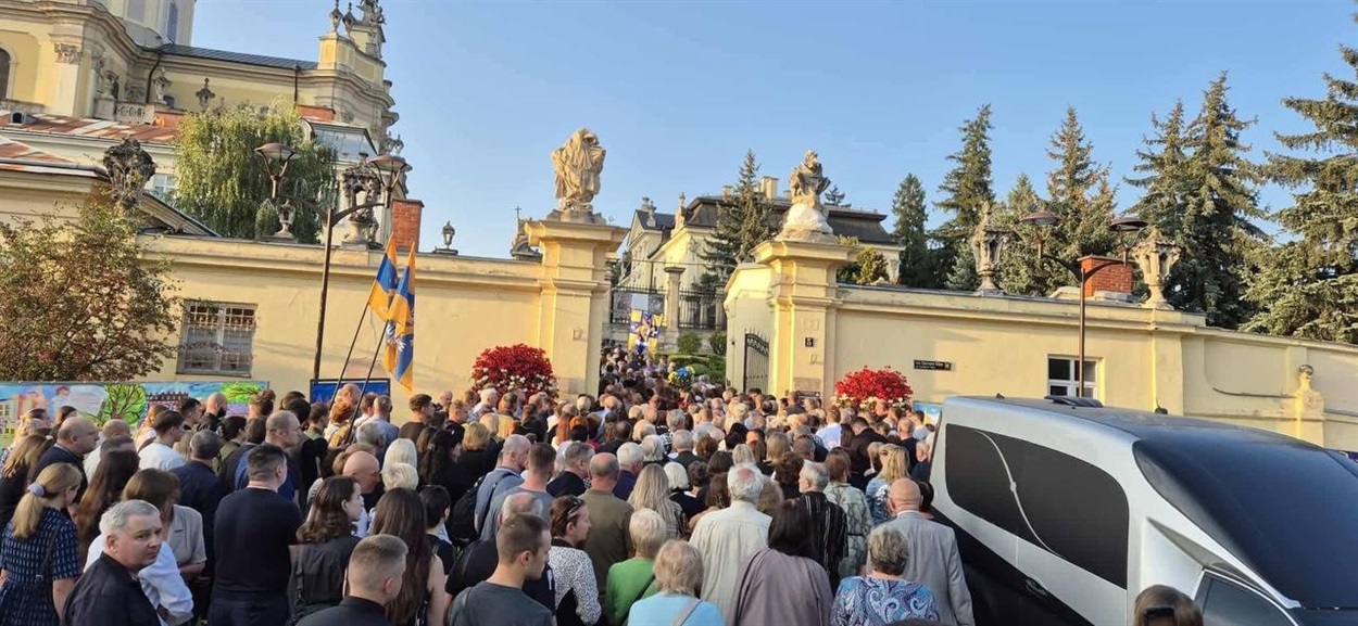Парастас за Андрієм Парубієм у Львові, 1 вересня 2025 року
